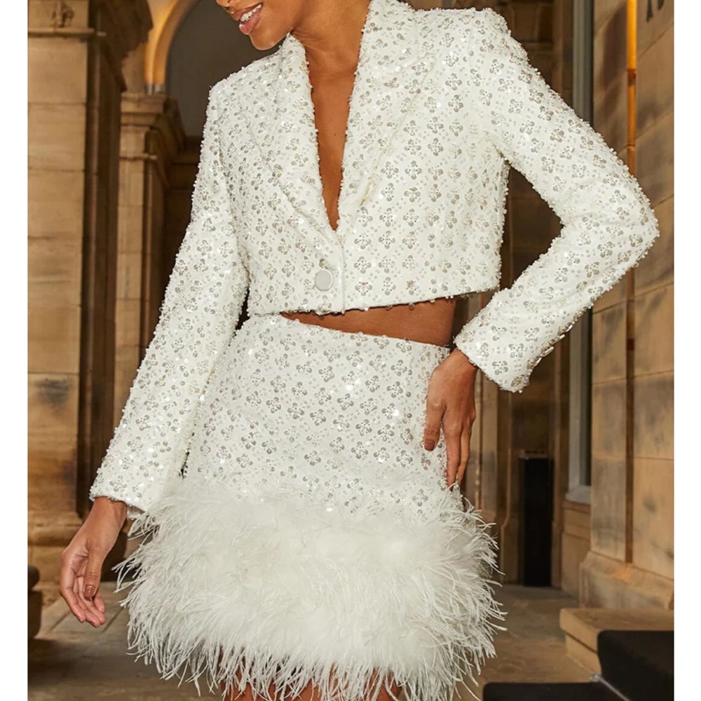 Nadine Merabi Clara White Set (Small)